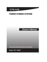 Craig OKUCHT909BT User manual