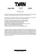 Tyan TIGER I7501 User manual