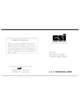 CSI P-240A User manual