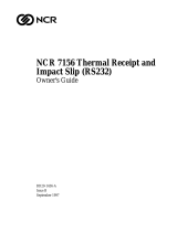 NCR 7156 Owner's manual