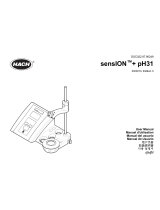 Hach sension ph31 User manual