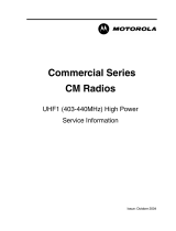 Motorola CM160 Service Information