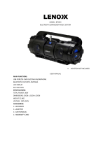 Lenoxx BT9335 User manual