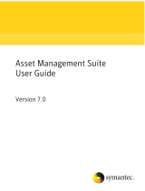 Symantec ASSET MANAGEMENT SUITE 7.0 User manual