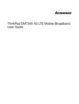 Lenovo ThinkPad EM7345 User manual