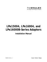 Emulex LPe16000B-series HBA Installation guide