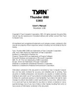 Tyan Thunder i860 User manual