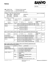 Sanyo SRT-2400DC Correction Of Service Manual