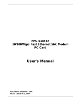LevelOne FPC-0104TX User manual