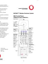 Lucent Technologies Definity 9601 Reference guide