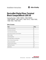 Allen-Bradley DeviceNet 1790D-T8BV8V Installation Instructions Manual