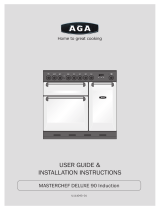 AGA Masterchef Deluxe 90 Induction Owner's manual