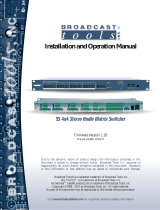 Broadcast Tools SS 4.4 Owner's manual