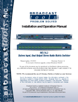 Broadcast ACS 16.2 Owner's manual