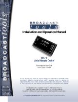 Broadcast Tools SRC-2 Owner's manual