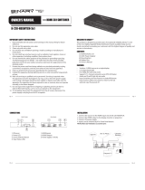 Binary B-220-HDSWTCH-3x1 Owner's manual