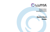 Luma Surveillance LUM-710-DOM-IPH-WH Quick start guide