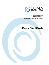 Luma Surveillance LUM-500-PTZ-A-WH Quick start guide