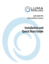 Luma Surveillance LUM-500-PTZ-IP-WH Quick start guide
