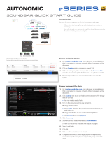 Autonomic AU-M-801E Quick start guide