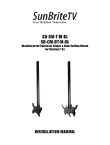 SunBriteTV SB-CM-DT-L-BL Owner's manual