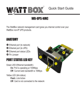 WattBox WB-UPS-NMC Quick start guide