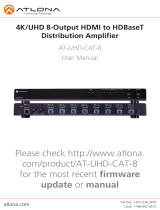 Atlona AT-UHD-CAT-8 User manual