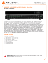 Atlona AT-HDR-H2H-88MA Installation guide