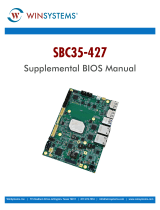 WinSystems SBC35-427 User manual