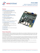 WinSystems ITX-N-3900 Datasheet