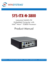 WinSystems SYS-ITX-N-3800 User manual