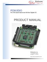 WinSystems PCM-SDIO-144 User manual