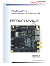 WinSystems PXM-MINIPCIE-G User manual