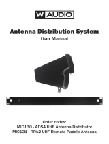 W Audio ADS4 User manual