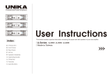 Unika A-2000 Owner's manual