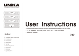 Unika DCA-900 Owner's manual