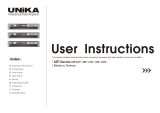 Unika MP-600 Owner's manual