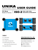 Unika ISO-2 Owner's manual