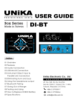 Unika DI-BT Owner's manual