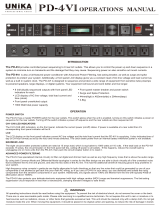Unika PD4VI Owner's manual
