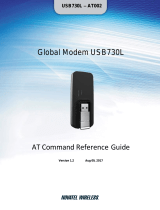 Novatel Wireless USB730L – AT002 AT Commands Owner's manual