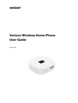 Verizon Wireless Home Phone (LVP2) User manual