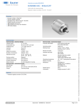 Baumer EAM580-SC - EtherCAT Datasheet