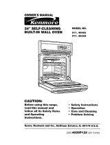 Kenmore 911.41066 Owner's manual