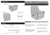 Argos Home AH WARWICK POWER RECLINER BLACK User manual