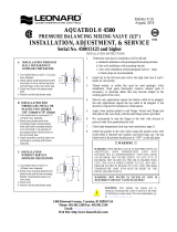 Leonard Valve L4500 Installation guide