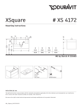 Duravit XS417204747 Installation guide