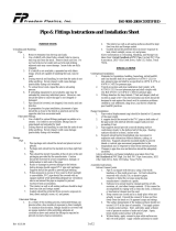 Multi-Fittings Corporation 026147 Installation guide