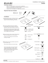 Elkay EFRU211510TC Installation guide