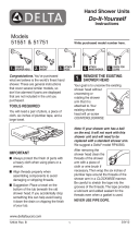 Delta Faucet 51751 Installation guide